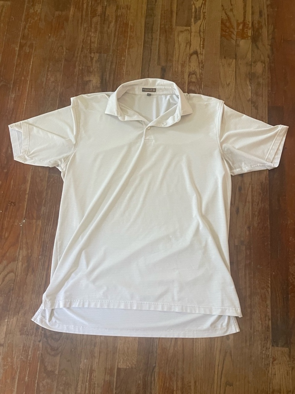 Peter Millar White Men's Short-Sleeve Polo